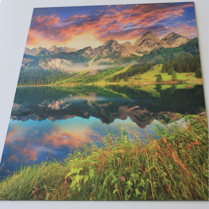 Farbdruck auf Alutafel Panorama 28,50 x 80,50cm